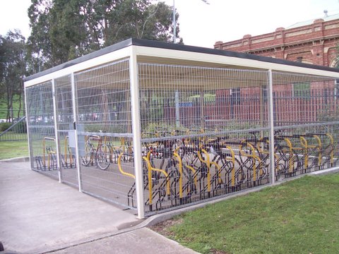 bicycle cage storage